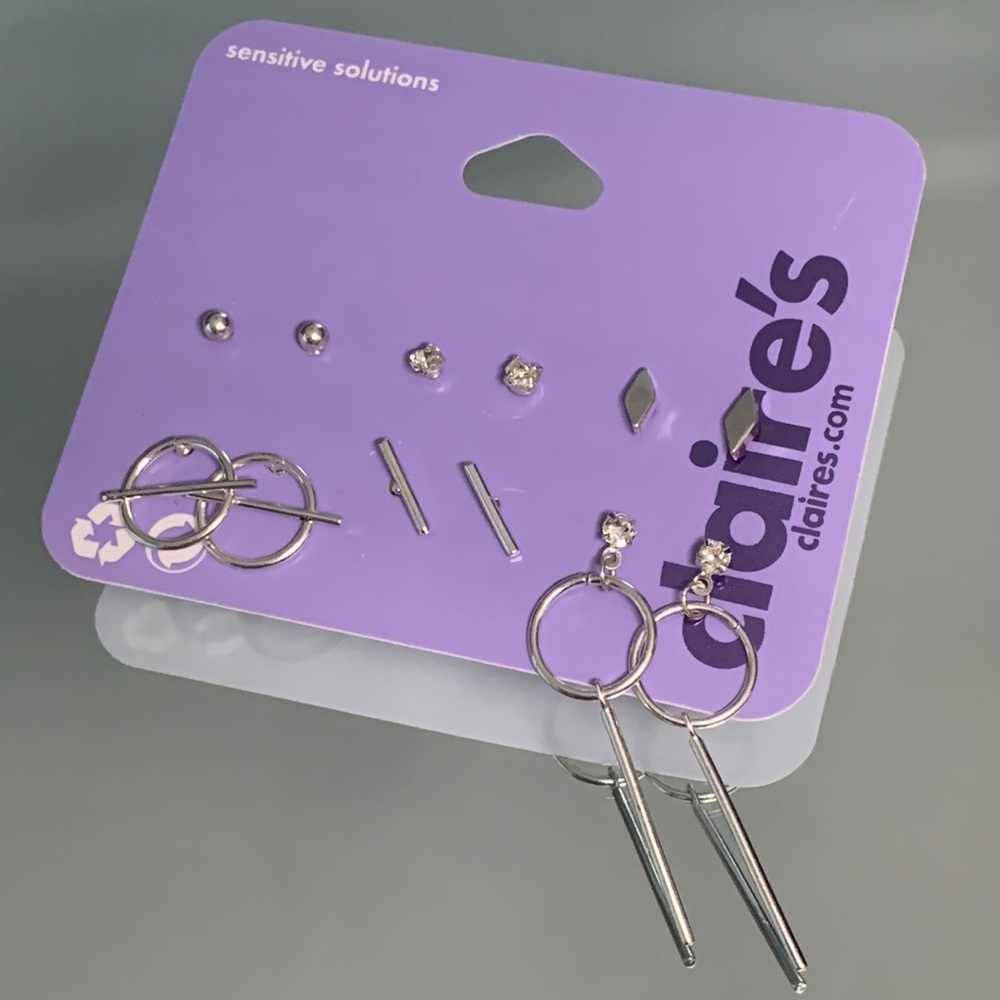 💜 Claire’s - Multiple Set Earrings